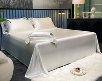 Parure de lit de luxe en bambou, ensemble housse de couette et draps 100% bambou, vente en gros
