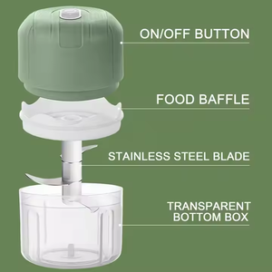 Nouvelles idées de produits 2025 : Outils pour fruits et légumes, hachoir à ail électrique USB mini 250 ml, hachoir à aliments avec câble USB - Product Image 3