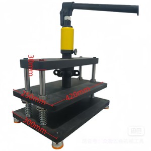 Máquina de corte hidráulica manual DIY de 420*250 mm, pequeña prensa de cuchillas para troquelado de papel, tela, moldeado de cuero y plantillas - Product Image 5