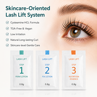 Kit professionnel de rehaussement de cils coréen, formule à la cystéamine, OEM ODM, marque privée, fabricant de rehaussement de cils, vente en gros, végétalien