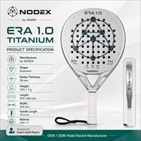 Raquette de tennis et de padel NODEX 2026, fabrication professionnelle, nouvelle technologie, haute qualité, logo personnalisé, forme diamant, matériau titane