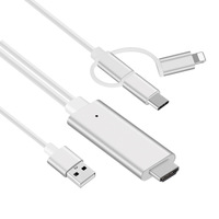 Tipo-C Micro USB a HDTV 1080P Tipo C Android a 4KHD HD Cable adaptador