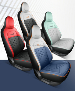 Coprisedile Auto su Misura per <span class=keywords><strong>Volkswagen</strong></span> <span class=keywords><strong>POLO</strong></span> 2018-2024, Antiscivolo, per Tutte le Stagioni, per Rinnovare l'Interno dell'Auto - Product Image 6