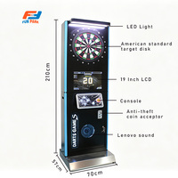 Machine de jeu de fléchettes électronique numérique commerciale à monnayeur, multi-joueurs, pour compétition, à vendre