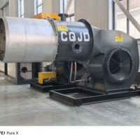 Économie d'énergie et réduction des coûts - Machine de combustion d'asphalte à trois combustibles (charbon, pétrole et gaz)