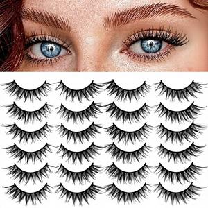 Pestañas Postizas Wispy Lashes de 14 mm, Aspecto Natural, Pestañas de Visón Sintético, Libres de Crueldad Animal, Banda de Algodón Negra, Paquete Pequeño de <span class=keywords><strong>ISABELLA</strong></span> - Product Image 3