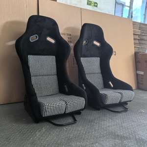 Оптовые гоночные сиденья EDDYSTAR <span class=keywords><strong>Factory</strong></span>: настраиваемые карбоновые сиденья с узором «гусиная лапка» для BMW 116i, 118i, 220i, 320, 328, 425, 440 - Product Image 2