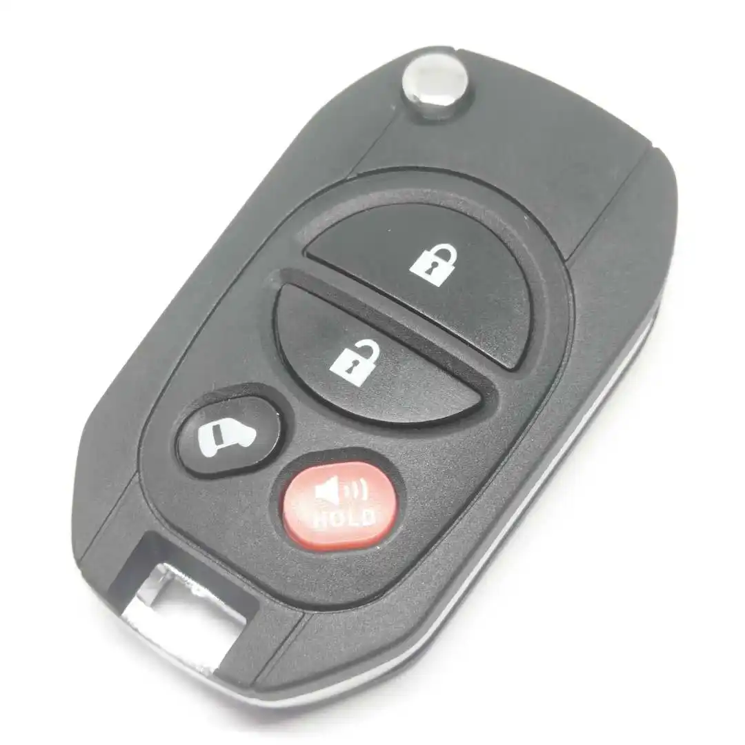 Modified Filp Remote Key Shell 4/5/6 Button for T-OYOTA H-ighlander S-equoia S-ienna T-acoma T-undra A-valon S-olara
