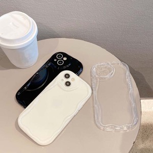 Funda trasera de TPU para teléfono móvil <span class=keywords><strong>Iphone</strong></span> <span class=keywords><strong>XR</strong></span>, carcasa suave a prueba de golpes, diseño de borde de onda de crema Irregular, el <span class=keywords><strong>mejor</strong></span> <span class=keywords><strong>precio</strong></span> - Product Image 2