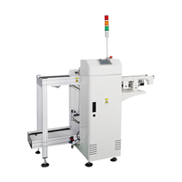 Machine de placement et de décharge de PCB SMT haute performance contrôlée par PLC, avec moteur de boîte de vitesses et pompe, pour ligne de production SMT – Excellent état