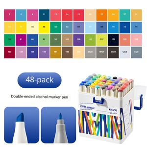 STA Alkoholmarker mit Pinselspitze und Feinspitze, 200 Farben, permanente Stifte, ungiftig, für Kunst, Skizzen und Zeichnungen - Product Image 4