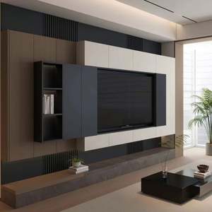 Mueble de TV Moderno Multifuncional de Madera, Mesa Consola para Sala de Estar, Dormitorio, Hotel, Solución de Almacenamiento para Apartamentos - Product Image 1