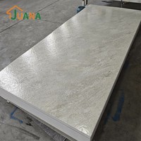 Panneau en PVC à effet marbre 3D, feuille gaufrée anti-rayures, décoration murale pour salle de bain et cuisine, approuvé CE