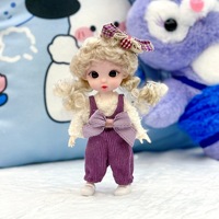 Poupées Bjd mignonnes de 17 cm pour enfants et filles, poupée articulée à faire soi-même avec visage, 12 pouces, avec robes et vêtements, jouets pour filles, cadeaux