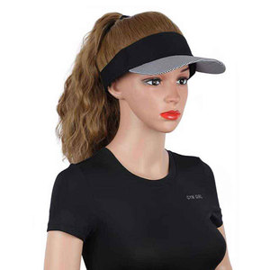 Chapeau à capuche en fibre haute température pour femmes, style <span class=keywords><strong>afro</strong></span> dreadlocks, motif pied-de-poule, petite casquette, densité 120%, cheveux courts bouclés - Product Image 5