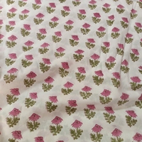 Parure de lit 100 % coton à motifs floraux roses, style campagne française minimaliste, housse de couette Thistle