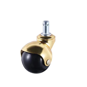 Benutzer definierte 1 Zoll 2 Zoll Elektro platte antiken Messing Metall Möbel Sofa Ball Caster - Product Image 6