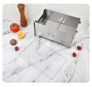 Parrilla Portátil <span class=keywords><strong>de</strong></span> Acero Inoxidable con Bolsa <span class=keywords><strong>de</strong></span> Almacenamiento, Pequeña Parrilla Plegable <span class=keywords><strong>de</strong></span> Carbón <span class=keywords><strong>para</strong></span> Acampar, <span class=keywords><strong>para</strong></span> Cocinar al Aire Libre y Barbacoa - Product Image 6