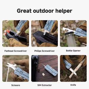 Herramienta Multiusos Compacta de Aluminio Resistente a la Corrosión, Impermeable y Resistente al Viento para Escalada, Senderismo, Reparaciones de Emergencia y Uso Diario (EDC) - Product Image 4