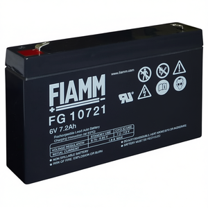 Batería VRLA Recargable Fiamm FG10721 de 6V 7.2Ah para Uso en UPS en Modo de Espera - Product Image 3