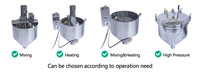 Machine de remplissage de bouteilles semi-automatique pour huiles de shampoing Liquides visqueux avec chauffage pour l'emballage de sacs de pâtes à sauce au sucre et au chocolat