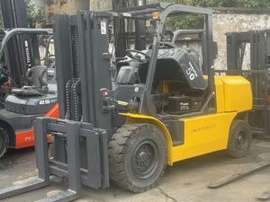 /Heli/TCM/CAT <b>Used</b> Diesel Engine Forklift 3/5/7/10/15/16/25 Ton Imported Japan Three Stages Side Shift <b>Pallet</b> Truck - Product Image 2