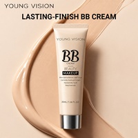 Crème BB Nude Naturelle Marque Blanche Contrôle Sébum Éclaircissant Teint Léger Correcteur Cosmétique Visage Usage Quotidien