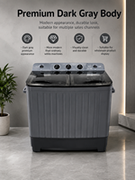 Lave-linge semi-automatique à deux cuves 8kg 15kg avec essoreuse, cuve intérieure en plastique, lave-linge portable OEM