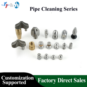 Đầu phun làm sạch cống bằng đồng thau YS, đầu nối nhanh 1/4 inch 12mm, xoay 360 độ, đầu hút cống, đầu phun nước Root Ranger - Product Image 4