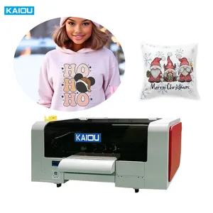 KAOU Logo Pakaian OEM Mini Dtf-Printer Desktop L1800 Dtf Printer A3 dengan Tinta Epson Mesin Goyang 1800 Plus Kepala