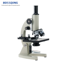 XSP02 Student Teaching Optical Microscope with 4-Objective Set 4X 10X 40X 100X
