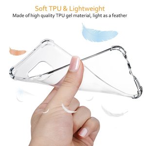 ATOUCHBO ANTI SHOCK Super-delgada TPU transparente armadura a prueba de golpes cubierta trasera de la caja del teléfono celular - Product Image 6
