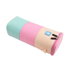 Sac à déjeuner scolaire circulaire en tissu Oxford imperméable avec logo personnalisé du fabricant, sac isotherme portable avec sangle de transport, vente en gros 2026 - Product Image 5