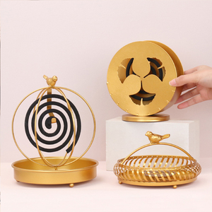 Office Living Room Camping Supplies Mosquito Repellent Coil Holder for Outdoor Indoor Incense Holder,Metal Mosquito Coil Holder,