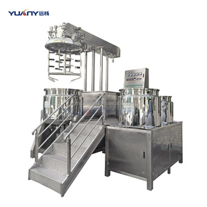 Réservoir d'homogénéisation sous vide, machines à fabriquer de la mayonnaise avec système de circulation, homogénéisateur mélangeur pour crème cosmétique pour le visage - Product Image 2