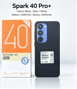 TECNO SPARK 40 Pro+ 5G Smartphone, Batería de 5200mAh para Juegos, Doble SIM, Android 13, Colores Negro, Azul y Blanco - Product Image 6