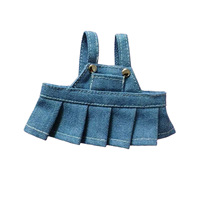 Onlycute Potato Girls 24cm Potato-style Doll Outfit Denim Suspender Dress Set 14 Years Multiple Colors