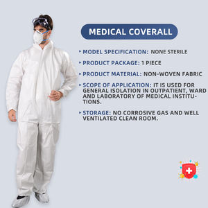 Certificat antistatique matériel blanc de la CE de MF de peintres de capot respirable de combinaisons - Product Image 5