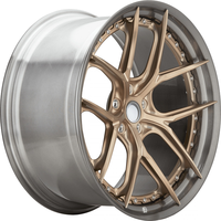 Rines Forjados Personalizados de 2 Piezas y Múltiples Radios de 20, 21, 22 y 23 Pulgadas, 5X114.3 5X112, Rines de Lujo con Logotipo Personalizado para Model Y, CR-V, A5, Q5