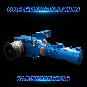 כּננת חשמלית כבדה M4 עם תוף כפול ומנוע SEW להרמה תעשייתית ומשיכת מטענים - Product Image 2