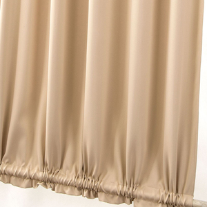 Thiết Kế Cổ Điển Ống Rèm Bảo Vệ Tư Nhân Cửa Sổ Cửa Vít Rod Thời Trang Căng Sợi Cảm hứng Hàn Quốc Rèm Cửa Valances - Product Image 4