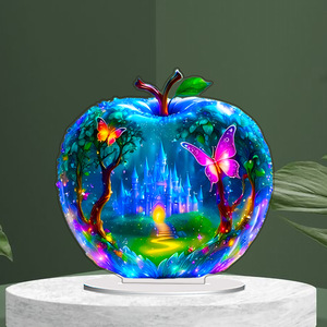 Décorations de Table d'Entrée Transfrontalières Populaires en Forme de Pomme de Dessin Animé, Cadeaux Créatifs pour la Maison et le Salon, Idées Cadeaux - Product Image 6