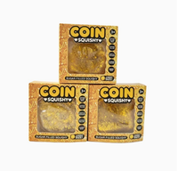 Boîte mystère individuelle de pièces de monnaie scintillantes souples – Ornement de bureau, cadeau surprise de collection pour fête d'anniversaire d'enfants