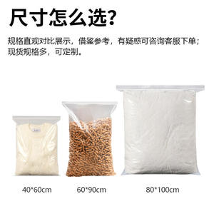 Bolsas de Almacenamiento Transparentes Grandes de PE JCZFDDH, Organizador de Ropa Rectangular Resistente para Mantas, Edredones, Alimentos y Empaques Generales - Product Image 5