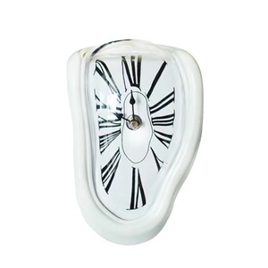 <span class=keywords><strong>Reloj</strong></span> de pared romano trenzado abstracto creativo de plástico Retro para decoración <span class=keywords><strong>del</strong></span> hogar, <span class=keywords><strong>reloj</strong></span> de mesa de fusión silencioso con personalidad para sala de estar - Product Image 6