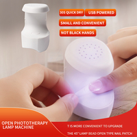 Asinail Mini lampe à ongles portable pratique kit de jeu d'ongles avec lampe uv kit de jeu d'ongles avec lampe uv