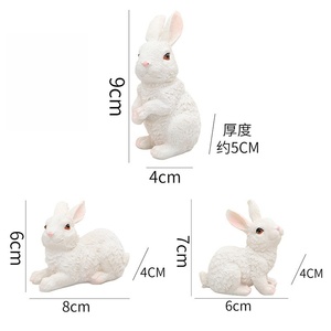 Mignon lapin de Pâques en forme d'animal pot de fleur décoration cadeau de jardin adapté aux enfants article - Product Image 6