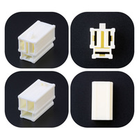 Conector Automotriz DJ7031-7.8-11-21, Retardante de Llama, Alta Temperatura, Conector de 7.8, Conexión de 3 Orificios, Nylon Amarillo PA6