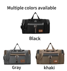 2024 Large Capacity Foldable Oxford Travel <strong>Bag</strong> Portable Waterproof Sports <strong>Men</strong> Duffel <strong>Bag</strong> with Polyester Lining <strong>Weekend</strong> Gym <strong>Bag</strong> - Product Image 4