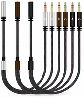 Câble audio AUX 8 broches et Type-C vers 3,5 mm, plaqué or, en PVC, stéréo, pour haut-parleur de voiture, casque, longueur personnalisée, compatible OEM